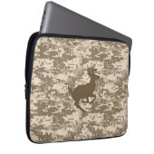 Design-Cover der Wüste Digital Camouflage Deer Cam Laptopschutzhülle (Vorne Rechts)