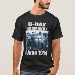 Design D-Day Normandy Landings Invasion Memorial T T-Shirt