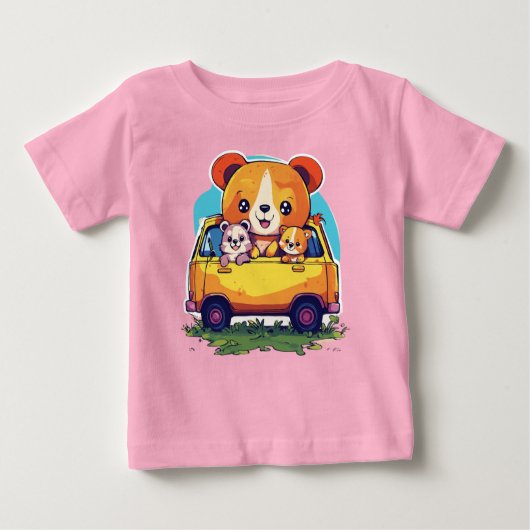 Design de camiseta de animais para crianças. baby t-shirt (Vorderseite)