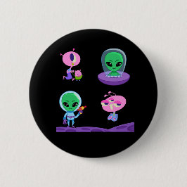 Design der 3D-Alien Button