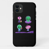 Design der 3D-Alien Case-Mate iPhone Hülle (Rückseite)
