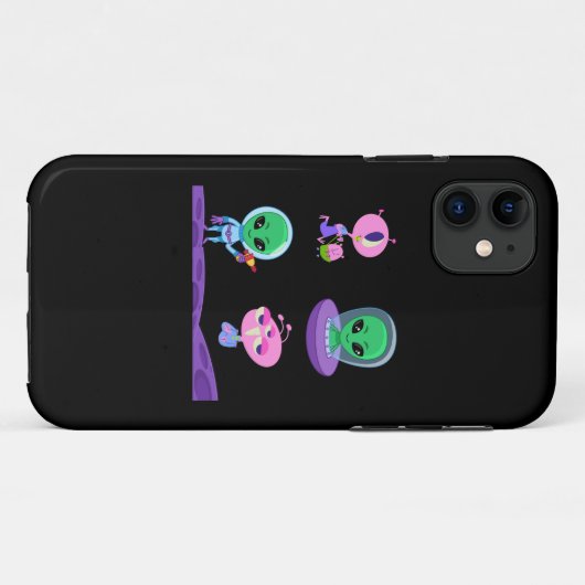 Design der 3D-Alien Case-Mate iPhone Hülle (Rückseite (Horizontal))