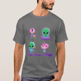 Design der 3D-Alien T-Shirt