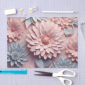 Design der 3D-Blume 1 Seidenpapier (Handwerk)