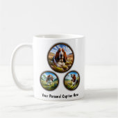 Design der 6-Image-Kaffee-Tasse im Basset-Hund Kaffeetasse (Links)