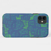 Design der Abstrakten Blauen und Grünen Bläschen Case-Mate iPhone Hülle (Rückseite (Horizontal))