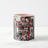 Design der abstrakten Uni. Tasse (Zentrum)