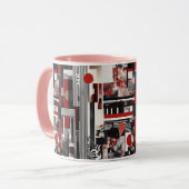 Design der abstrakten Uni. Tasse (Vorderseite Links)