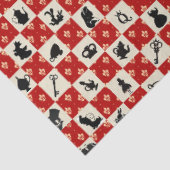 Design der Alice im Wunderland 12 Seidenpapier (Ausschnitt)