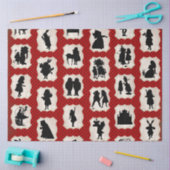 Design der Alice im Wunderland 2 Seidenpapier (Basteln)