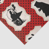 Design der Alice im Wunderland 2 Seidenpapier (Ausschnitt)