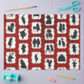 Design der Alice im Wunderland 3 Seidenpapier (Basteln)