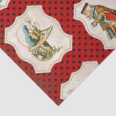 Design der Alice im Wunderland 4 Seidenpapier (Ausschnitt)
