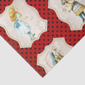 Design der Alice im Wunderland 6 Seidenpapier (Ausschnitt)