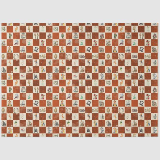 Design der Alice im Wunderland 8 Seidenpapier (Vorderseite)