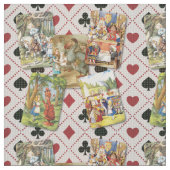 Design der Alice im Wunderland B Stoff (Nahaufnahme)
