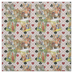Design der Alice im Wunderland B Stoff
