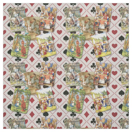 Design der Alice im Wunderland B Stoff (Muster)