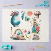 Design der Alice Tea Party Series 8 Seidenpapier (Basteln)