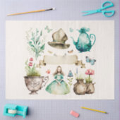 Design der Alice's Tea Party Series 1 Seidenpapier (Basteln)