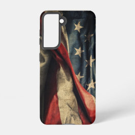 Design der amerikanischen Flag Waving Fabric Samsung Galaxy Hülle