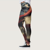 Design der amerikanischen Flagge Leggings (Links)