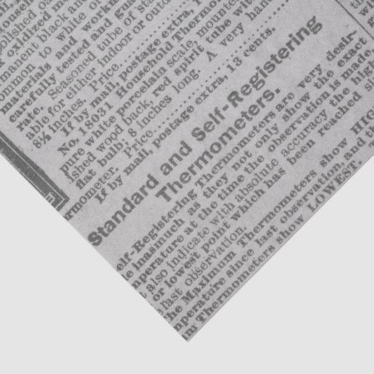 Design der antiken Papierreihe Ephemera 21 Seidenpapier (Detail)