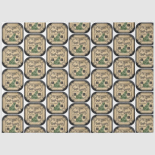 Design der Apotheke- und Polieretikettereihe 6 Seidenpapier