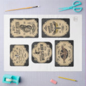 Design der Apotheke- und Poliermarkenreihe 2 Seidenpapier (Basteln)