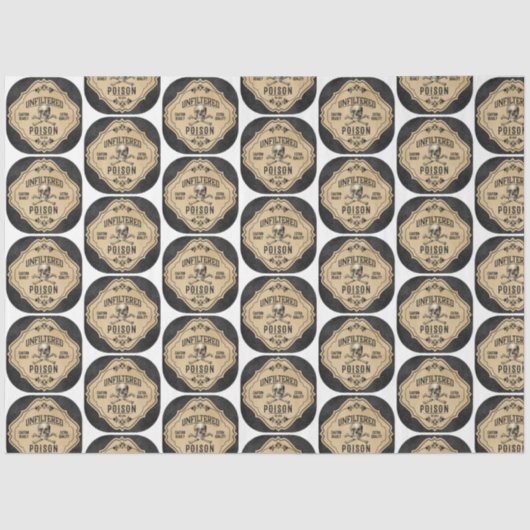 Design der Apotheke- und Polierreihe 8 Seidenpapier (Vorderseite)