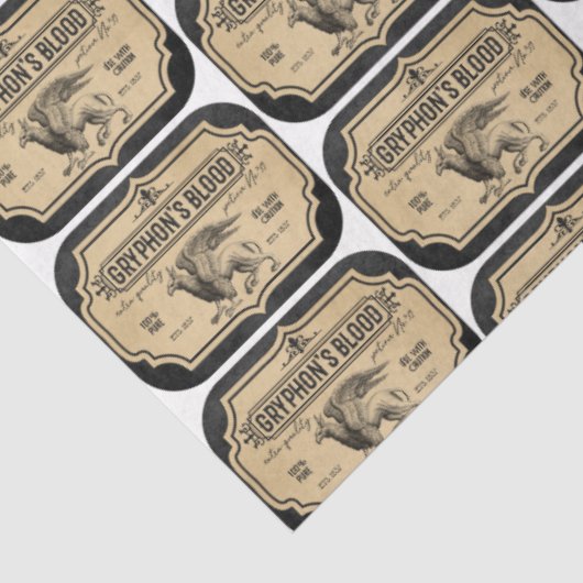 Design der Apotheke- und Potionsreihe 14 Seidenpapier (Ausschnitt)