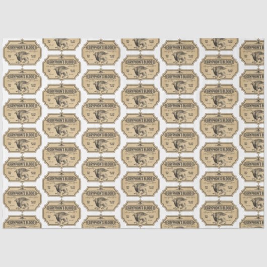 Design der Apotheke- und Potionsreihe 27 Seidenpapier (Vorderseite)