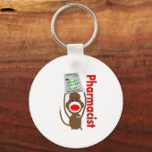 Design der Apotheker-Affen - Adorable Geschenke Schlüsselanhänger (Vorderseite)