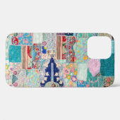 Design der Aqua- und Blue-Quilt-Tapisserie Case-Mate iPhone Hülle (Rückseite (Horizontal))