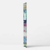 Design der Aqua- und Blue-Quilt-Tapisserie Case-Mate iPhone Hülle (Rückseite / Rechts)