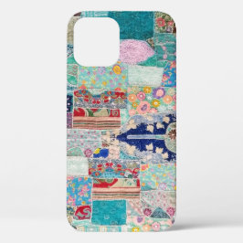 Design der Aqua- und Blue-Quilt-Tapisserie Case-Mate iPhone Hülle