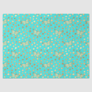 Design der Aqua- und Gold-Serie 11 Seidenpapier