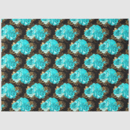 Design der Aqua- und Gold-Serie 13 Seidenpapier