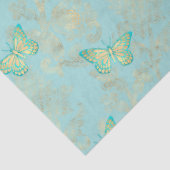 Design der Aqua- und Gold-Serie 14 Seidenpapier (Ausschnitt)