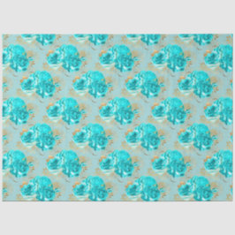 Design der Aqua- und Gold-Serie 16 Seidenpapier