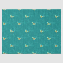 Design der Aqua- und Gold-Serie 3 Seidenpapier