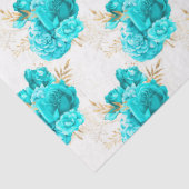 Design der Aqua- und Gold-Serie 8 Seidenpapier (Detail)