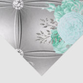 Design der Aqua- und Silver-Serie 2 Seidenpapier (Ausschnitt)