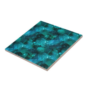 Design der Aquamarinen Galaxy-Serie 6 Fliese