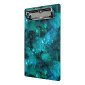 Design der Aquamarinen Galaxy-Serie 6 Mini Klemmbrett (Gewinkelt2)