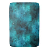 Design der Aquamarinen Galaxy-Serie 7 Badematte (Vorderseite Vertikal)
