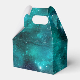 Design der Aquamarinen Galaxy-Serie 8 Geschenkschachtel