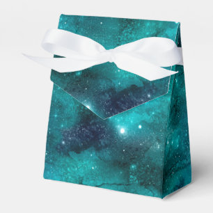 Design der Aquamarinen Galaxy-Serie 8 Geschenkschachtel