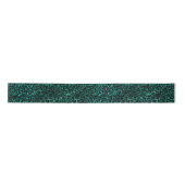 Design der aquamarinen und Gold Leopard-Serie 5 Satinband (Vorderseite)