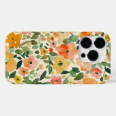 Design der Aquarell-Blume Case-Mate iPhone Hülle (Rückseite (Horizontal))